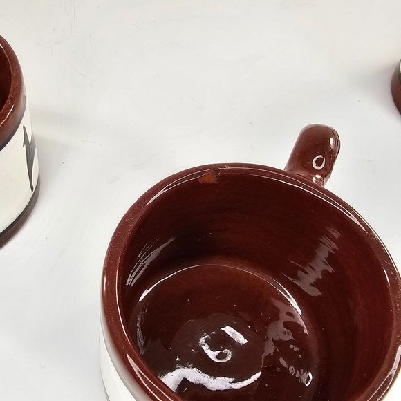 Los Reyes Lima Peru Art Pottery Cup Saucer Pitcher Llama Alpaca Ca Hand Painted - Picture 13 of 16